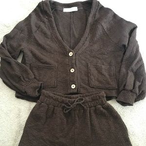 Free People knit set, size XS
